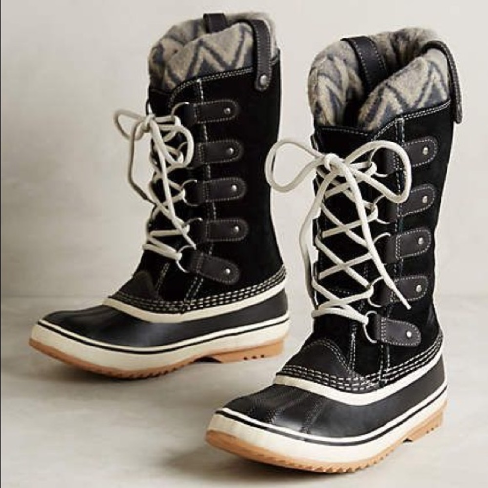 Sorel Joan of Artic knit boot chevron